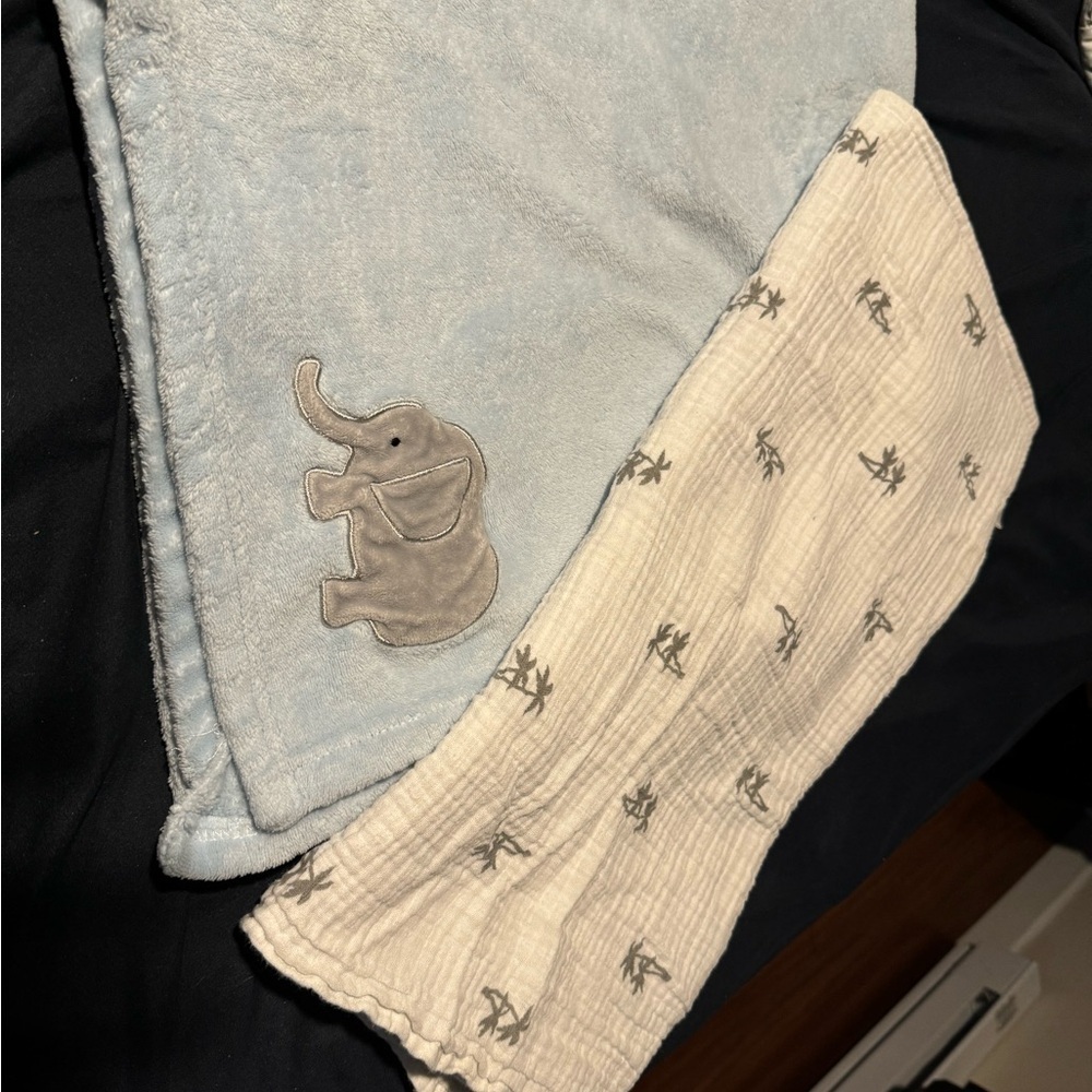 Set of 3 baby/toddler blankets. Cozy, super cute, functional. - Picture 6 of 11